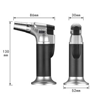 Yiwu Qianxun vente chaude luxe Insert Turbo torche meilleur Logo sur mesure coupe-vent allume-cigare