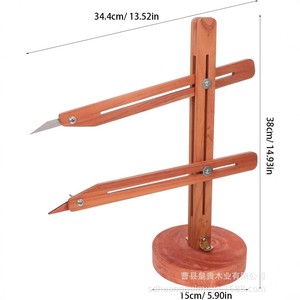 Herramientas de medición de madera y cerámica, recortadora de altura fija, localizador, juego de accesorios artesanales de cerámica hechos a mano - Product Image 4