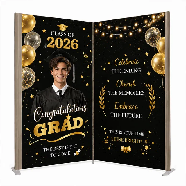 8x8ft Open Book Backdrop Stand with Cover Giant Storybook Backdrop Aluminum Frame for Wedding Graduation Event Party Decor