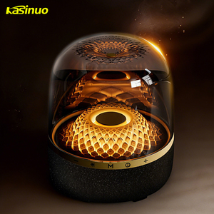 Altavoz Inalámbrico para el Hogar con Iluminación RGB, Altavoz Bluetooth Kasinuo con Subwoofer Pequeño, TWS, TF, USB, AUX para Fiestas en Casa - Product Image 2