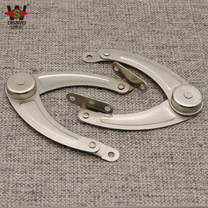 Barre de soutien de porte de placard en acier laminé à froid courbée de 4 pouces Disiwei - Product Image 2