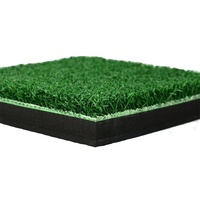 Tapis d'entraînement de golf - Caoutchouc écologique vert 1,5 m x 1,5 m