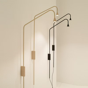 Design moderno semplice camera da letto <span class=keywords><strong>lampada</strong></span> a LED da <span class=keywords><strong>parete</strong></span> con <span class=keywords><strong>braccio</strong></span> lungo regolabile per la lettura del comodino nelle camere d'albergo - Product Image 1