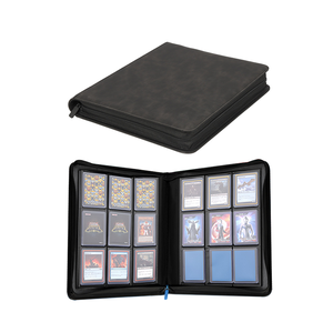 Raccoglitore <span class=keywords><strong>per</strong></span> Carte Collezionabili con Logo Personalizzato 252 Tasche in PU Impermeabile Raccoglitore da Gioco a 9 Tasche con Motivo Cartella e Motivo Borsa - Product Image 1