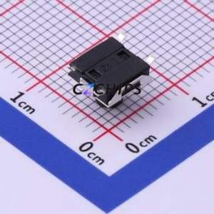 UK-B0230-G5-B-250 Tactile Switch SMD-4P,6.2x6.2mm Switch Single Pole Single Throw Round Button 2.5N Vertical Mount - Product Image 2