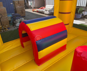 <strong>tiger</strong> Bounce House Inflatable Yellow &amp; Green Inflatable Bounce House Combo <strong>Jumper</strong> - Product Image 3