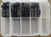 Adaptateur de lame d'essuie-glace de voiture 18 clips différents adaptateurs de lame d'essuie-glace de boîte en plastique