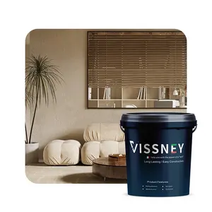 Vissney-pintura de emulsión de textura de hormigón rugoso, revestimiento de construcción para interiores y exteriores