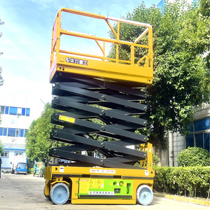 Miễn phí vận chuyển mới điện thủy lực Scissor Lift 4-18M trên không skylift di động nâng lên giàn giáo với 6M 8M 10m 12M 14m chiều cao - Product Image 4