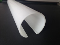 Diffuseur de lumière LED pour tube PC, couvercle en polycarbonate extrudé pour tubes T5-T12, garantie japonaise de 5 ans, fabrication OEM personnalisée