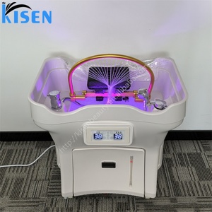 Kisen Fabriqué en Chine, Bac de lavage de tête portable de qualité supérieure pour salon, avec chauffe-eau et réservoirs 50L+25L, sans installation de plomberie - Product Image 5