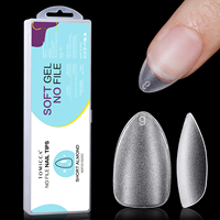 ZRKGEL nuevo logotipo personalizado 15 tamaño completo suave mate uñas Consejos 360 PCS Pre-en forma de ataúd No presentó la cubierta completa falsa Gel de uñas