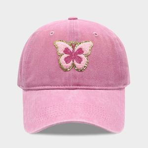 2025 Summer Women Butterfly <b>Patch</b> Baseball Cap Cute Retro Fashion Trendy Butterfly <b>Patch</b> Baseball Cap Outdoor Travel Sports Hat - Product Image 4