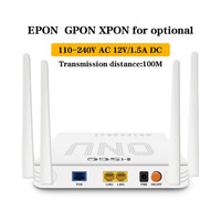 X200DW 4 Antenas F670 Doble Banda 2.4g/5g Wifi FTTH FTTX Red Gepon Xpon Ont Onu