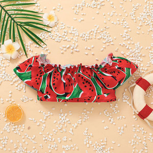 เด็กวัยหัดเดินเด็กผู้หญิงชุดบิกินี่แตงโมชุดว่ายน้ำชายหาดฤดูร้อนชุดว่ายน้ำชุดว่ายน้ำบิกินี่เครื่องแต่งกาย - Product Image 3