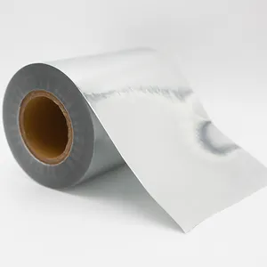 定制印花哑光银聚酯薄膜标签贴纸50麦克风防水耐热水激活硅胶胶
