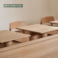 Ensemble de tables de style moderne BFP pour projet de restaurant Meubles de zone commerciale Table et chaise de meubles de restaurant au design haut de gamme