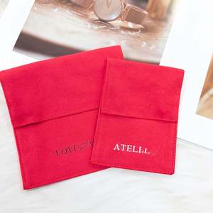 Pochette cadeau en velours de coton avec logo personnalisé, rabat, emballage pour bijoux, sac à main, sac à chaussures, sac anti-poussière pour cosmétiques - Product Image 4