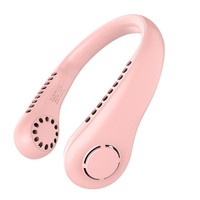 Ventilateur portable d'extérieur mini, rafraîchissant, rechargeable par USB, sans pales, pliable, pour le sport, à suspendre au cou - Grande Vente