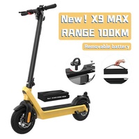 Trottinette HX X9 de bonne qualité, trottinette électrique avec batterie amovible, X9 Pro Max, trottinette électrique haute performance, trottinettes électriques