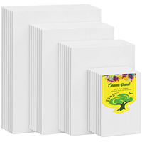 8X10'' vente en gros usine vierge 280gsm 100% coton pas cher artiste conseil pour artiste peinture toile décor
