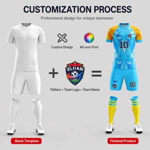 Kit de football personnalisé OEM ODM avec logo, nom et numéro, en polyester à séchage rapide et anti-humidité, imprimé numériquement par sublimation pour équipes adultes - Product Image 2