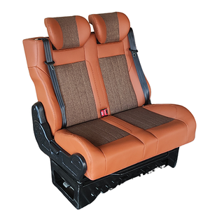 Asiento Doble Reversible Chengbo Van <span class=keywords><strong>Camper</strong></span> Life para Autocaravanas Pequeñas, Asiento para RV con Cuero de Microfibra de Lujo Impermeable FBN-100 - Product Image 1