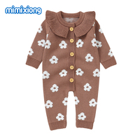 Mimixiong, los Más Vendidos, OEKO-TEX, Patrones de Flores Encantadoras para Niños Pequeños, Ropa de Punto para Bebés Recién Nacidos, Monos de Boutique para Niñas