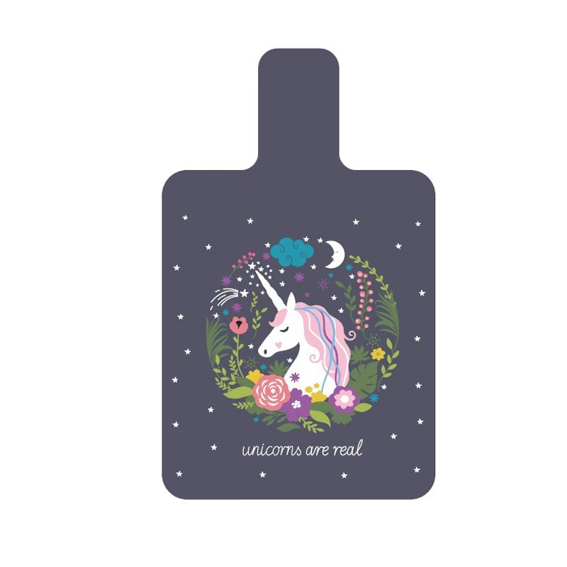 Colchoneta de pilates de felpa de ante de ensueño de unicornios