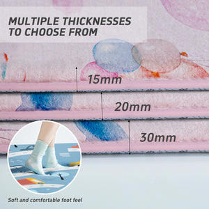 Tapis de jeu en tatami personnalisé imprimé de dessins animés, extra épais de 3 cm, pour la chambre des enfants, salle de jeux - Product Image 6