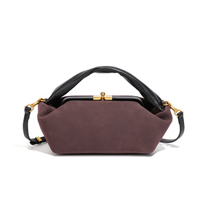 OEM ODM New Design Women's Luxury Faux Suede Dumpling <b>Bag</b> square <b>Mini</b> <b>Crossbody</b> Shoulder Handbag PU Leather Casual Tote <b>Bag</b> Lady - Product Image 4