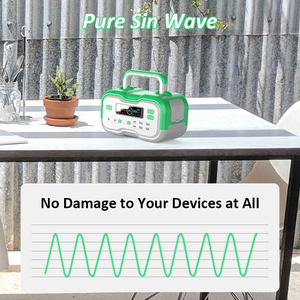 JJPRO GREENFLY estación de energía portátil de alta eficiencia tipo C entrada onda sinusoidal pura batería de fosfato de hierro y litio linterna de coche - Product Image 4