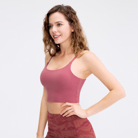 Jade Love Femme Yoga Soutien-Gorge Respirant Sport Gilet Fitness Running Sous-Vêtements avec Haute Élastique et Poitrine Pad Soutien-Gorge Respectueux De La Peau