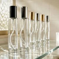 Flacon pulvérisateur en verre vide 10ml 15ml, mini atomiseur rechargeable pour échantillons de parfum, décanter des huiles cosmétiques