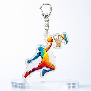 Llavero de Baloncesto al por Mayor, Amuleto Deportivo Artístico, Souvenir de Slam <span class=keywords><strong>Dunk</strong></span>, Venta al por Mayor - Product Image 2