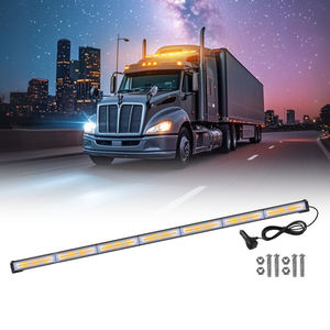 Barre lumineuse <span class=keywords><strong>LED</strong></span> de signalisation d'urgence pour véhicules, 41 pouces, IP65, étanche, réglable, haute luminosité, COB, clignotante, stroboscopique - Product Image 1