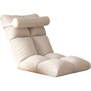 Modern Ball <b>Chair</b>-PU Leather Ergonomic Design with Waterproof Metal <b>Legs</b> <b>Cross</b> Back for Living Room & -Bedroom Use - Product Image 4