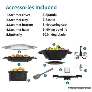 <span class=keywords><strong>Robot</strong></span> <span class=keywords><strong>de</strong></span> <span class=keywords><strong>Cocina</strong></span> Multifuncional 10 en 1 con Wifi y App, Thermomixer Eléctrico, Procesador <span class=keywords><strong>de</strong></span> Alimentos - Product Image 6