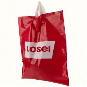 Bolsas de Plástico Personalizadas para Compras, Bolsa de PE Reciclable con Asa - Product Image 3