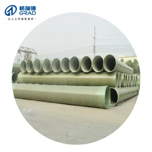 Industrial High pressure GRP/FRP/fiberglass pipe for drinking water