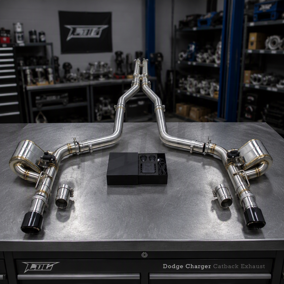 Custom Stainless Steel Valvetronic Catback Exhaust for Dodge Charger 6 ...
