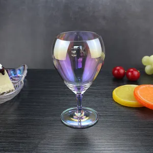Trinkstock Regenbogen-klargläser weißer Saftbecher durchsichtig Trinkgeschirr herzförmige Trinkgläser Rotwein-Glas für Restaurant