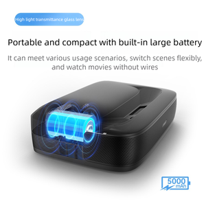 H2 Mini Ust Laser Chiếu 4K 3-Màu DLP Siêu Ngắn Ném HDR <span class=keywords><strong>Wifi</strong></span> Tự Động Thông Minh <span class=keywords><strong>Android</strong></span> Chiếu Chuyên Nghiệp Rạp Chiếu Phim Gia Đình TV - Product Image 3