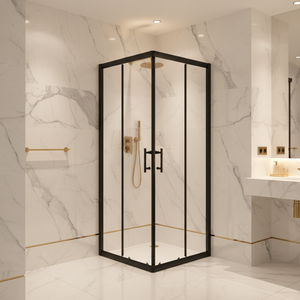 Cabine de <span class=keywords><strong>douche</strong></span> en verre de luxe sur mesure avec portes coulissantes pour usage domestique et hôtelier, cabine de salle de bain multifonction - Product Image 1