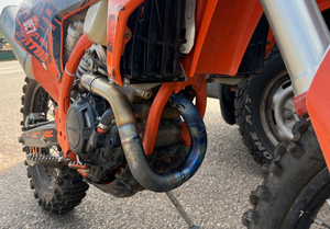 Motorrad-<span class=keywords><strong>Auspuff</strong></span> anlage <span class=keywords><strong>FMF</strong></span>-<span class=keywords><strong>Auspuff</strong></span> für KTM 350 EXC F Titan Burnt Blue Finish 50,5mm - Product Image 6