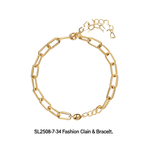 SL2508-7-34 สร้อยข้อมือแฟชั่นแบบโซ่และแบบเชื่อมต่อ - Product Image 2