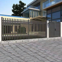 Balustrade en alliage d'aluminium résistant aux intempéries, taille et couleur personnalisées pour clôture de jardin, terrasse et escalier résidentiels