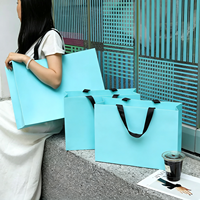 Sac de shopping réutilisable écologique en papier kraft de luxe avec logo personnalisé |   Emballage de vêtements imprimés haut de gamme, sac à main, boutique artisanale