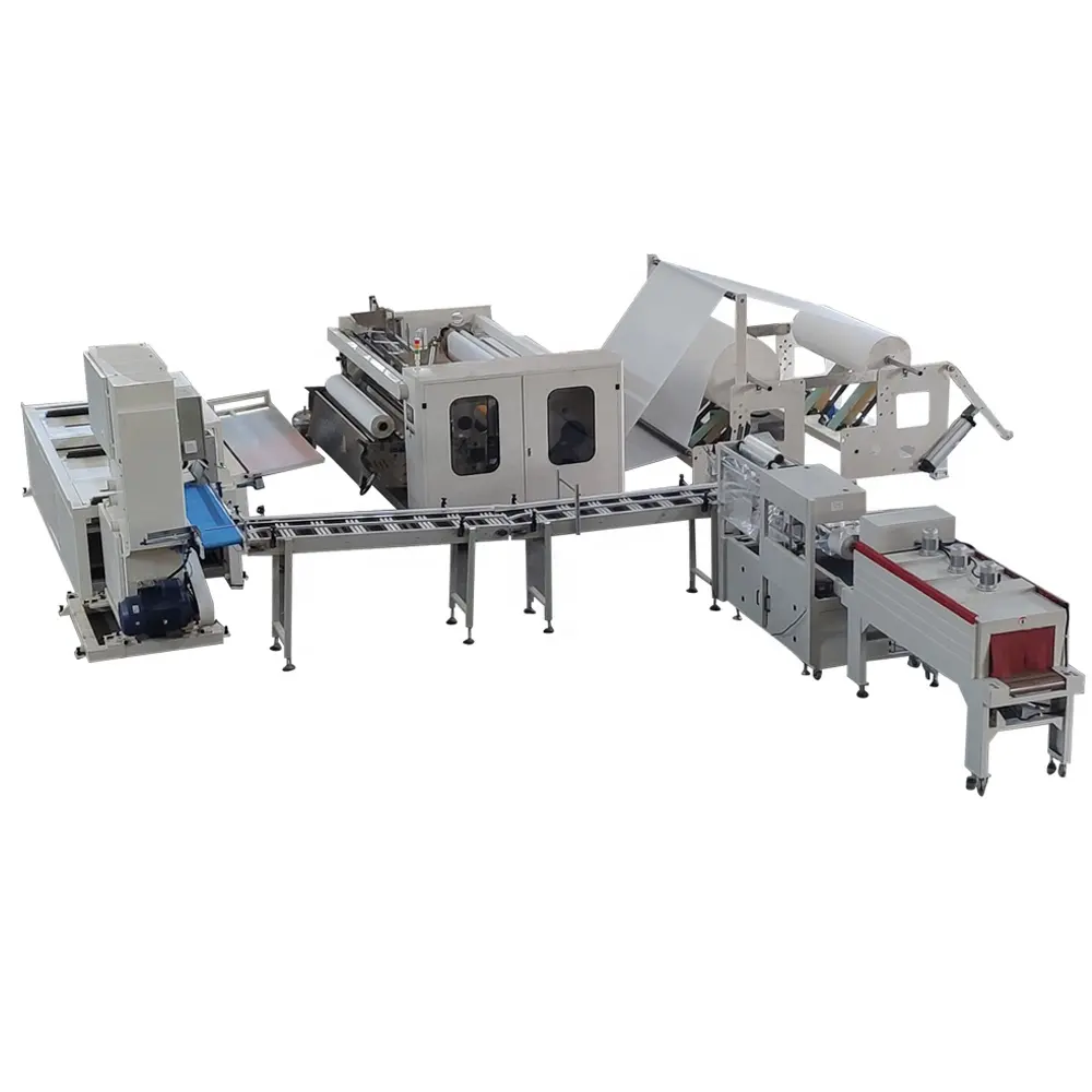 Automatic maxi roll paper making machine production line