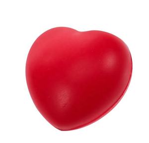 Balle anti-stress en PU en forme de coeur avec logo personnalisé Peluche promotionnelle pour soulager la pression - Product Image 2